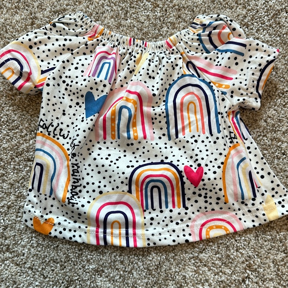 Honey Bean 12 m rainbow fancy t shirt